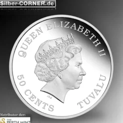 Baby Ziege 2015 1/2 Oz Silber Proof + Box + CoA*