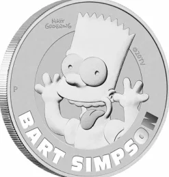 Bart Simpson 1 Oz Silber Bullion 2022*