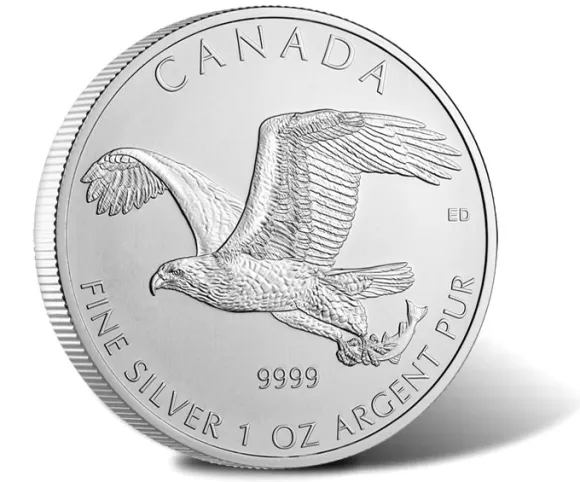 Birds of Prey - Bald Eagle - 1 Oz Silber 2014*