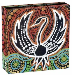 Black Swan Maali 2 Oz Silber Antik Farbig 2022 +Box +COA*