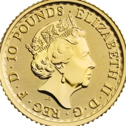 Britannia 1/10 Unze Gold verschiedene Jahrgänge
