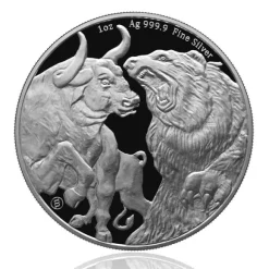 Bull & Bear 1 Unze Silber 2022*
