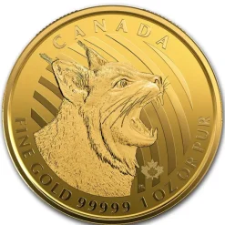 Call of the Wild - Bobcat - 1 Unze Gold 2020