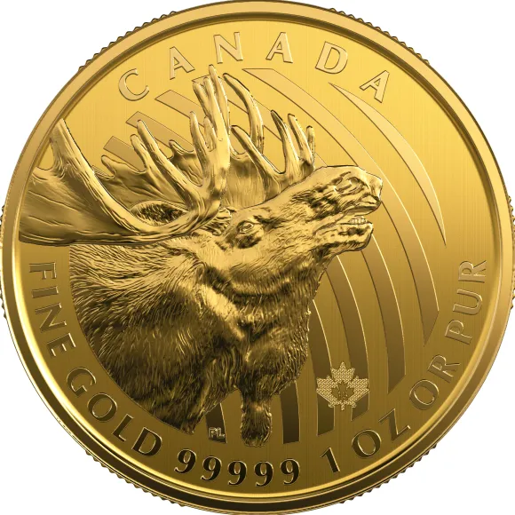 Call of the Wild - Moose - 1 Oz Gold 2019