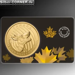 Call of the Wild - Wolf - 1 Oz Gold 2014