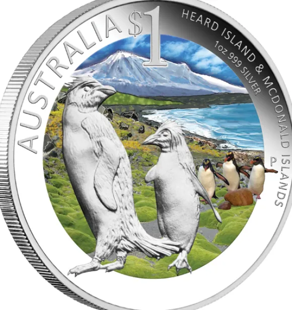 Celebrate Australia - Heard & McDonald Island 1 Oz Silber 2011*