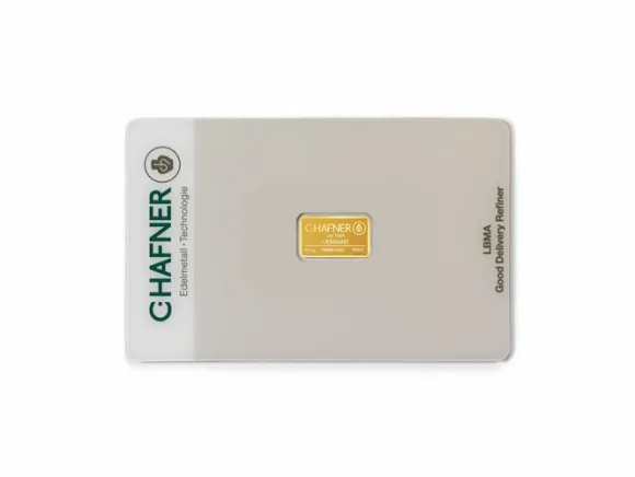 C. Hafner 0,5 Gramm Goldbarren