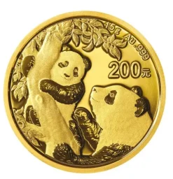 China Panda 15 Gramm Gold 2021