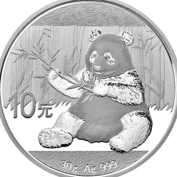 China Panda 30 Gramm Silber 2017*
