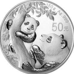 China Panda 150 Gramm Silber 2020 Proof +Box +COA*
