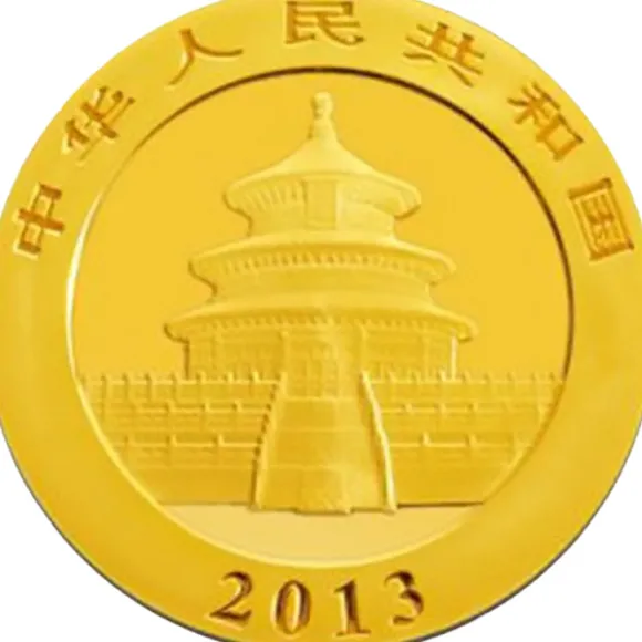 China Panda 1/4 Oz Gold 2013