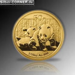 China Panda 1/10 Oz Gold 2010