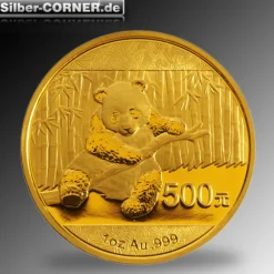 China Panda 1 Unze Gold 2014