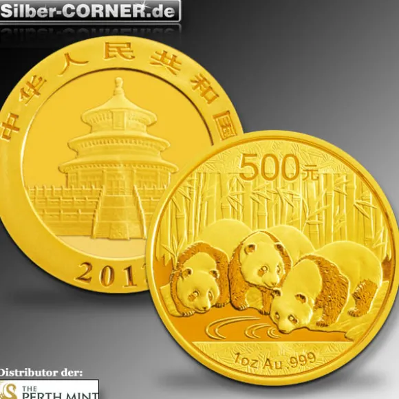 China Panda 1 Unze Gold 2013