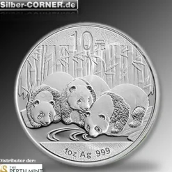 China Panda 1 Unze Silber 2013*