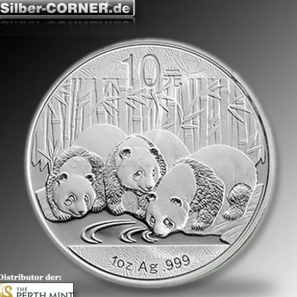 China Panda 1 Unze Silber 2013*