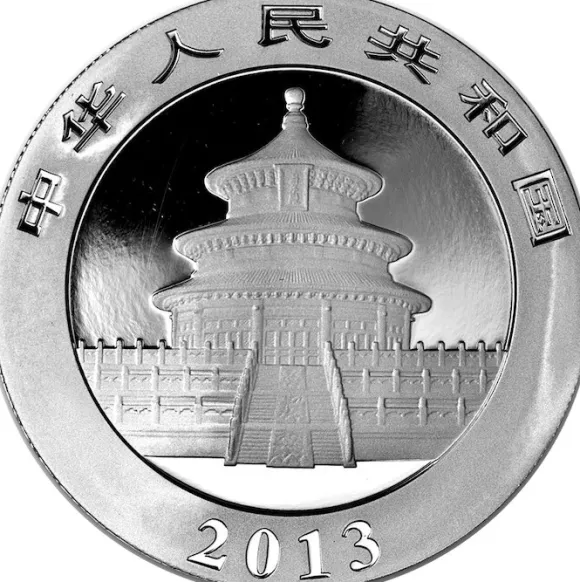 China Panda 1 Unze Silber 2013*