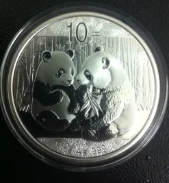 China Panda 1 Unze Silber 2009*
