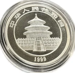 China Panda 1 Unze Silber 1999*