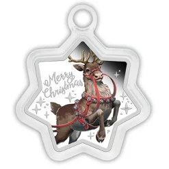 Christmas 2019 1 Oz Silber Star-Shaped Coin*