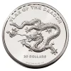 Cook Island Drache 20 Unzen Silber 2012*