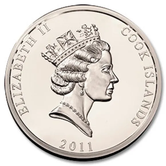 Cook Island Hase 20 Oz Silber 2011*