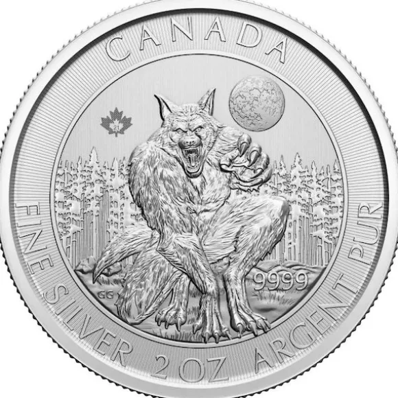 Creatures of the North - Werwolf - 2 Oz Silber 2021*