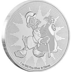 Dagobert Duck 1 Oz Silber *