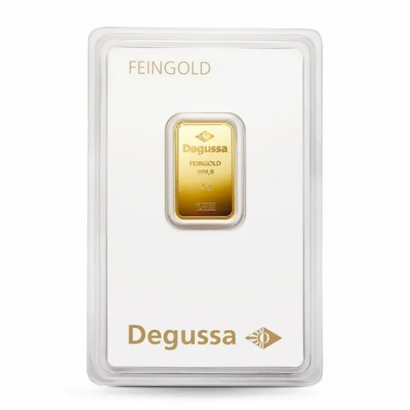 Degussa 5 Gramm Goldbarren