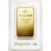 Degussa 50 Gramm Goldbarren geprägt