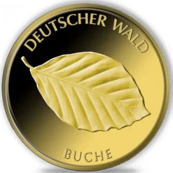 Deutscher Wald - Buche - 1/8 Unze Gold 2011