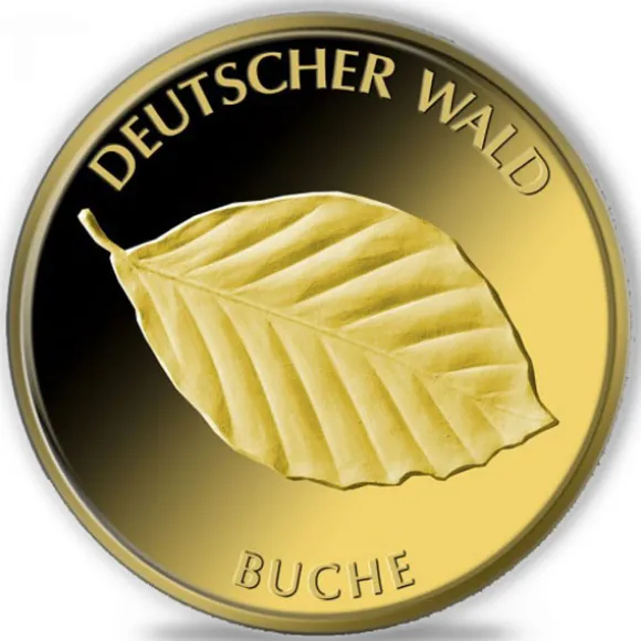 Deutscher Wald - Buche - 1/8 Unze Gold 2011