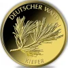 Deutscher Wald - Kiefer - 1/8 Unze Gold 2013 + Zertifikat