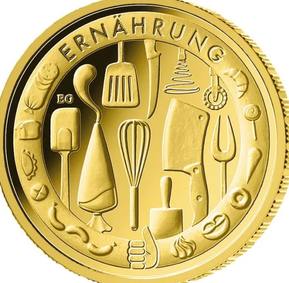 Deutsches Handwerk - Ernährung - 50 Euro Goldmünze 2023