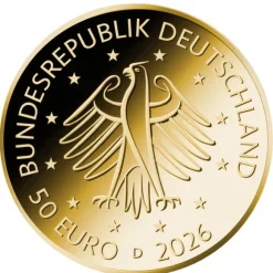 Deutsches Handwerk - Gestaltung - 50 Euro Goldmünze 2026