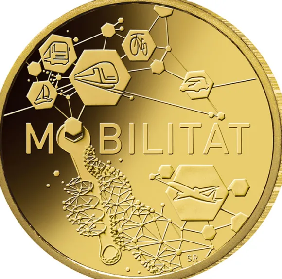 Deutsches Handwerk - Mobilität - 50 Euro Goldmünze 2024