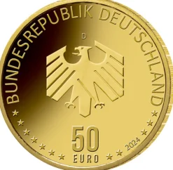 Deutsches Handwerk - Mobilität - 50 Euro Goldmünze 2024