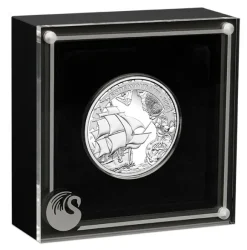 Discovery Endeavour 1770-2020 1 Unze Silber Proof + Box +COA*