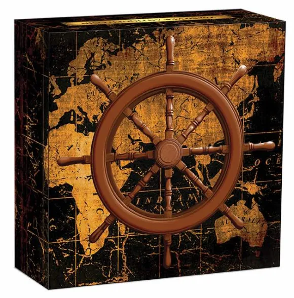 Discovery Endevaour 1770-2020 2 Unzen Silber Antik + Box +COA *