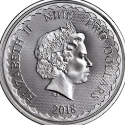 Double Dragon Niue 1 Unze Silber 2018 *