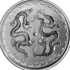 Double Dragon Niue 1 Unze Silber 2018 *
