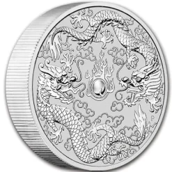 Double Dragon 10 Unzen Silber 2021*