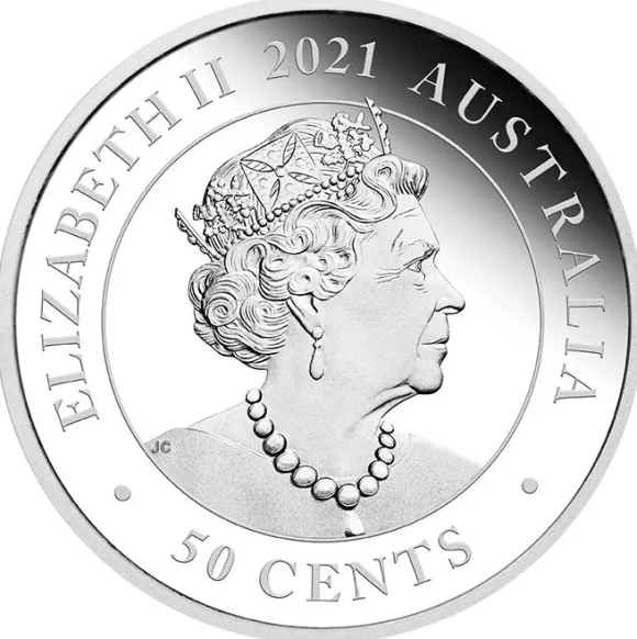 Dreaming Down Under - Dingo - 1/2 Oz Silber Proof + Box + COA*