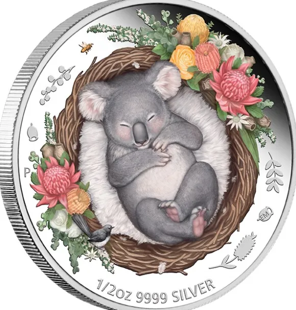 Dreaming Down Under - Koala - 1/2 Unze Silber Proof + Box +COA*
