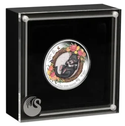 Dreaming down Under - Tasmanian Devil - 1/2 Oz Silber Proof +Box COA*