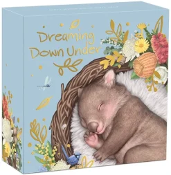 Dreaming Down Under - Wombat - 1/2 Oz Silber Proof +Box +COA*