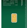 Dune - House of Atreides - 1 Gramm Goldbarren im Blister