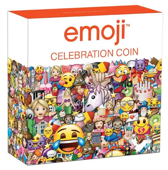 Emoji 1 Unze Silber Proof + Box + COA*
