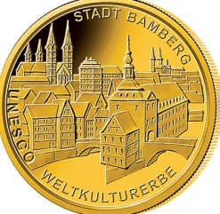 100 Euro - Bamberg - Goldmünze 2004 +Box +COA