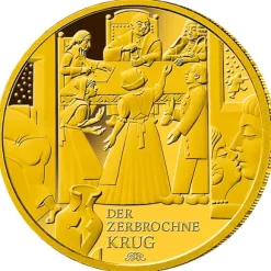 100 Euro Der zerbrochene Krug Goldmünze 2024